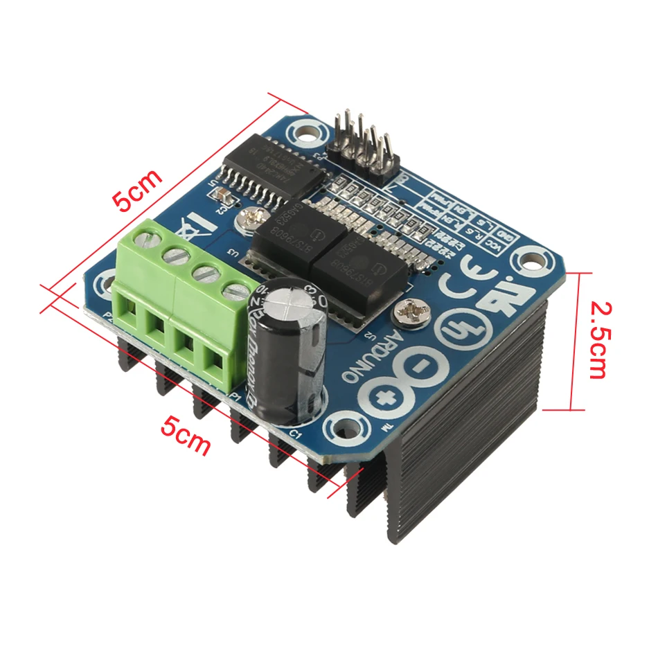 Новый модуль драйвера двигателя высокой мощности Double Bts7960 43a H-bridge/smart Car/ |