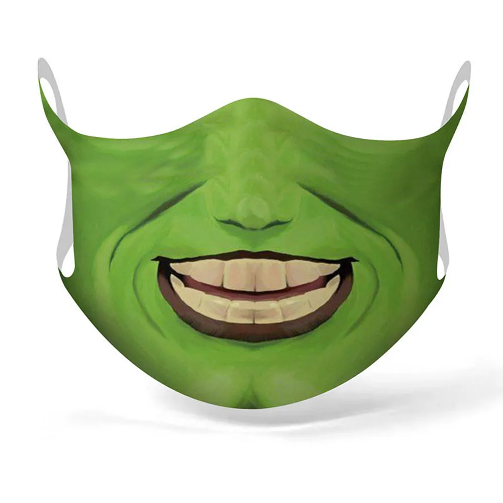Забавная маска для косплея женщин и мужчин многоразовая взрослых на Хэллоуин с