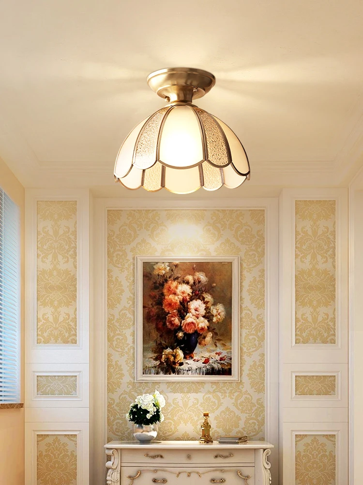 MOONSHADOW потолочный светильник светодиодный полный корпус из латуни с цветком