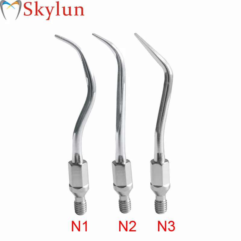 

3PCS Dental Scaler Tips N1 N2 N3 Dental Multifunction Scaling Insert Tip Compatible NSK Air Scaler