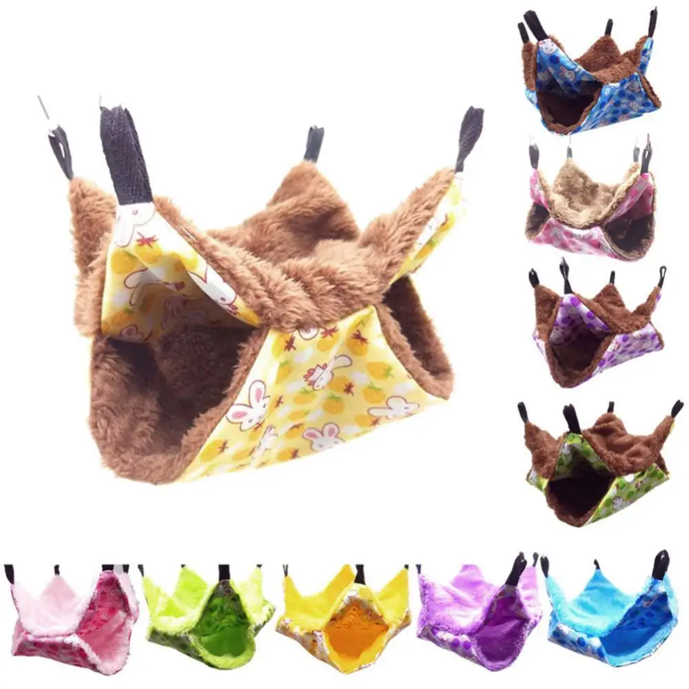 

Durable Soft Warm Hamster Squirrel Hanging Hammock Swing Nest Cage Sleeping Bed Pet Supplies Small Animals Cages Accessories