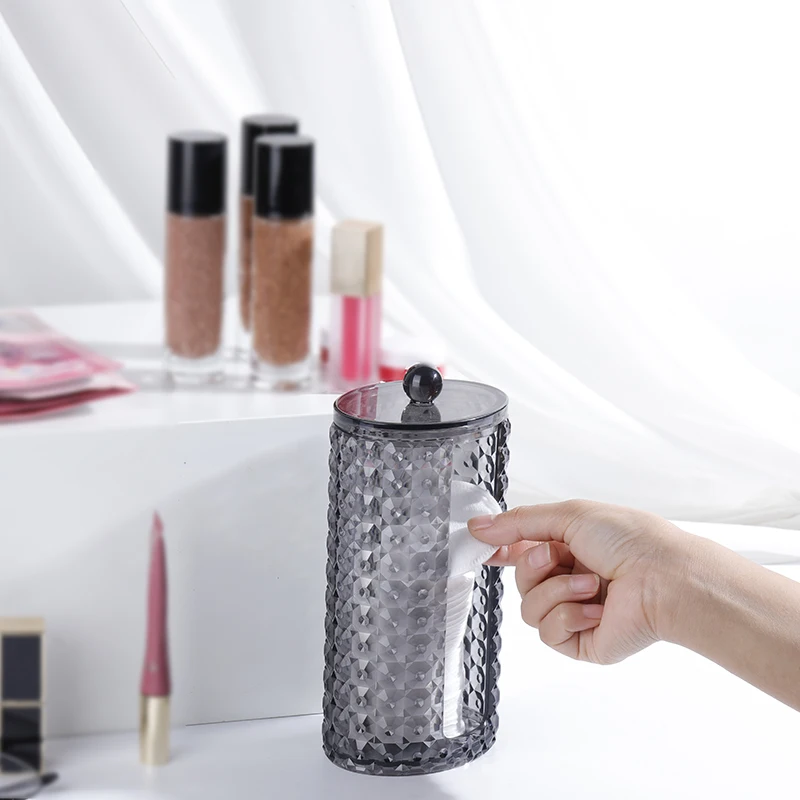 Коробка для хранения косметики органайзер ватных палочек аксессуары ванной