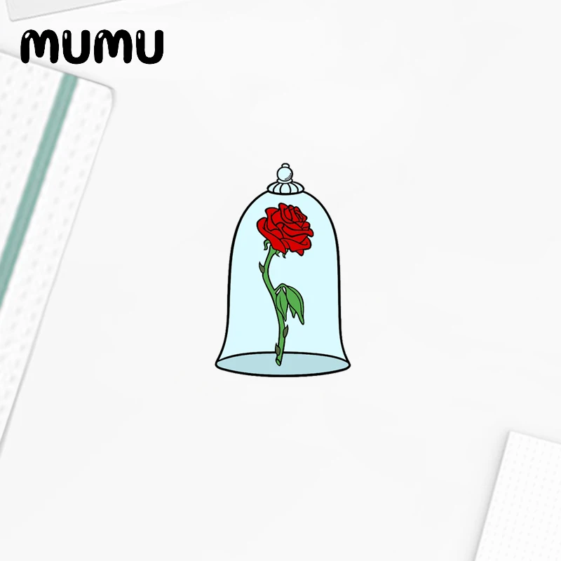 2021 Новый Красота и с рисунком из мультфильма Красавица Чудовище штырь отворотом