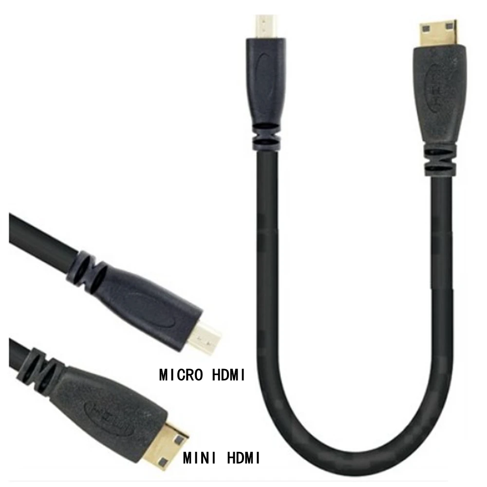 

Mini HDMI to micro HDMI connection cable HD video Mini HD conversion cable 0.3m 1m 1.8m