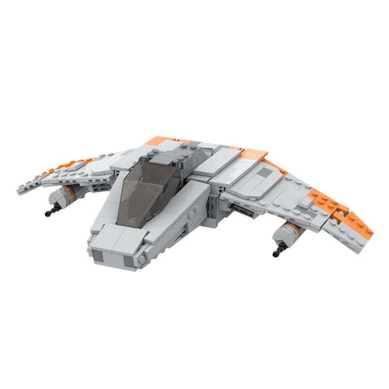 

MOC Star Space Wars Series V-Wing Airspeeder Plane High-tech Model Building Block Bricks Kid DIY Toy Christmas Gift For Children