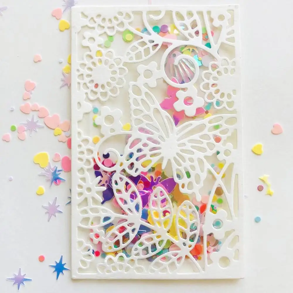 Бесплатная доставка DIY новая открытка с бабочкой из углеродистой стали режущие