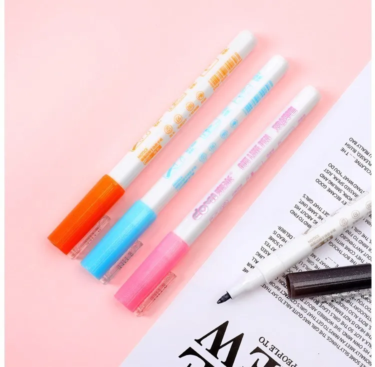1 Pc Drawing Manga Art Marker Pens 8 Colors Highlighter Markers Art Supplies Diy Scrapbooking School Supplies Stationery