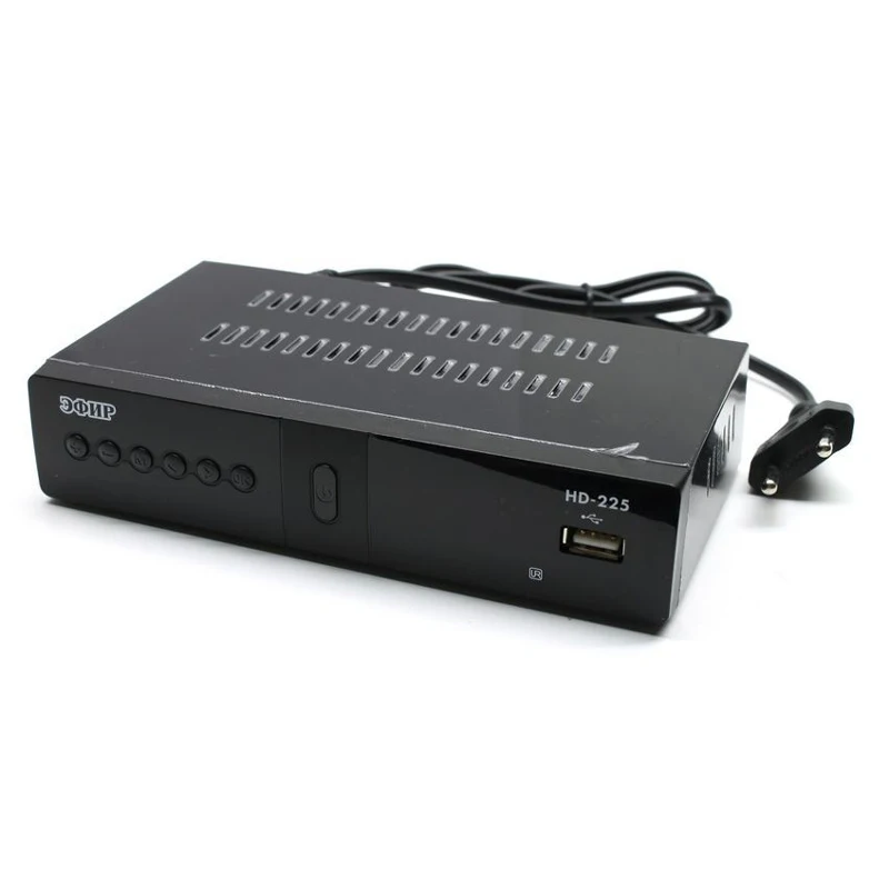 Ресивер DVB T2 СИГНАЛ Эфир HD 225 черный (20225)|TV-тюнеры| |