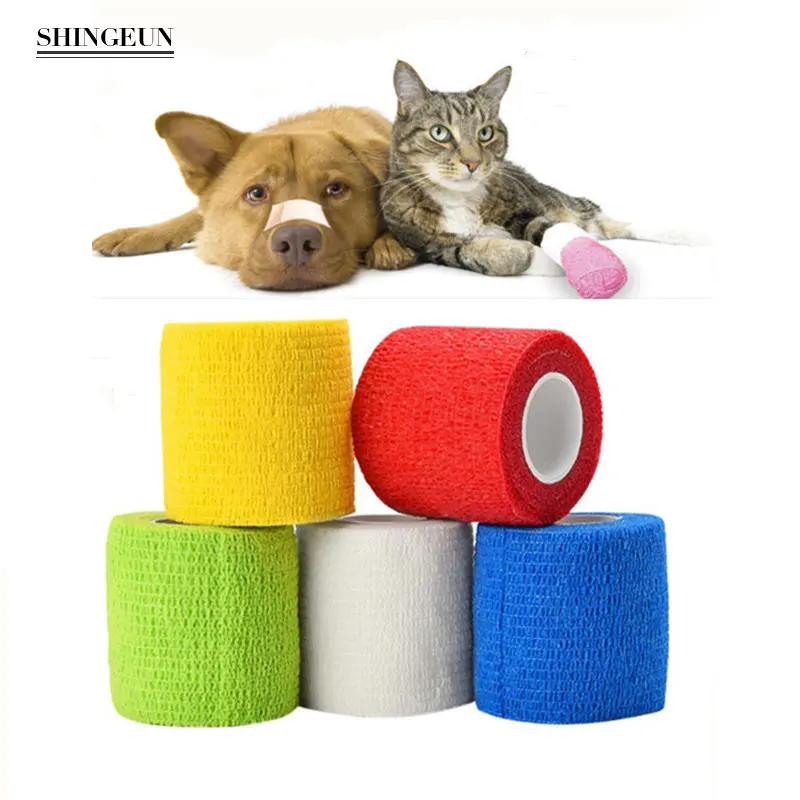 Многоцветная самоклеящаяся газовая рулонная лента для оказания первой