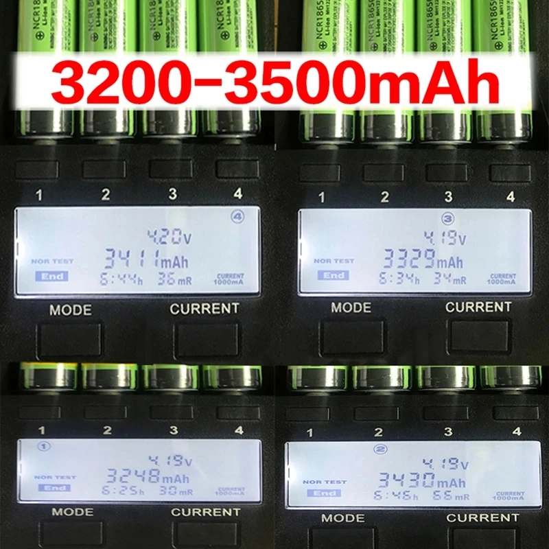 100% original ncr18650b-3400mah rechargeable lithium battery 3.7V 18650 3400mah free of postage+LED flashlight | Электроника