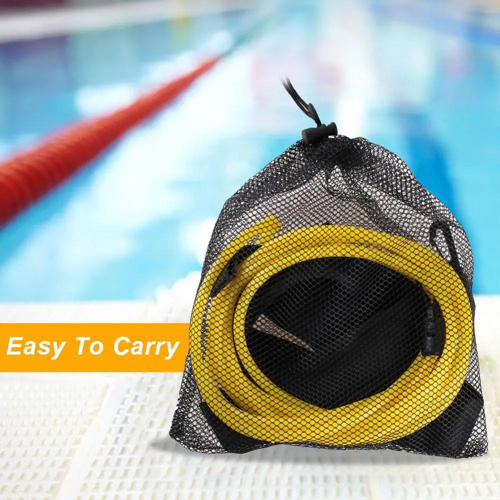 

4m Adjustable Swim Training Resistance Elastic Belt Swimming Pool Exerciser Safety Rope Latex Tubes Swimming Training Rope