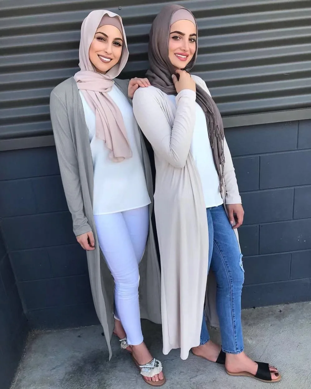 Мусульманская верхняя одежда открытые abaya трикотажные длинные платья кардиган