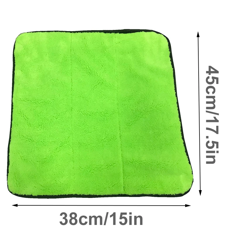 Полотенце из микрофибры для мойки автомобилей 45x38 см 900 г/м2 салфетка сушки