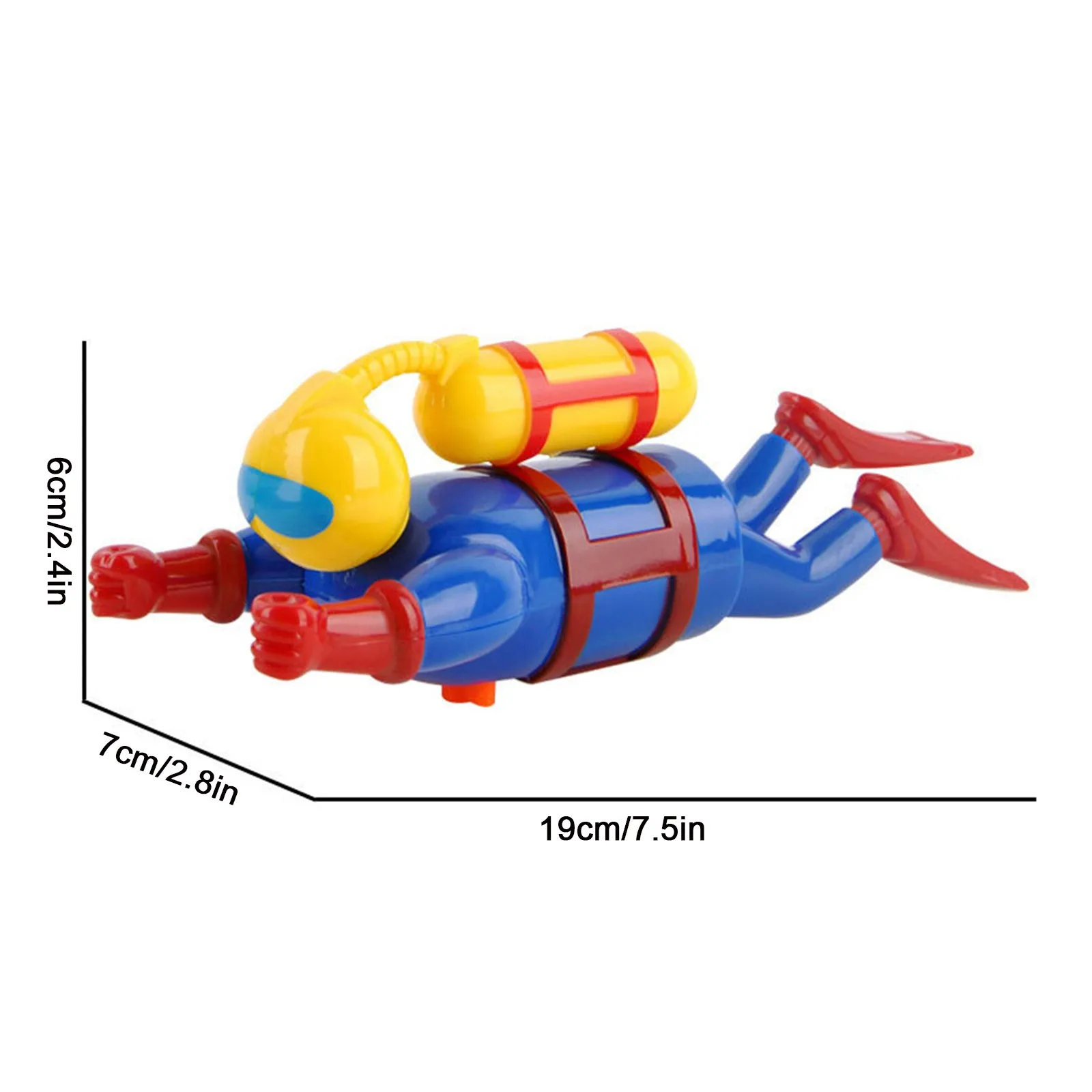 

Diving Toys Pool Toys Clockwork Power Beach Toy Sand Toy Summer Outdoor Fidget Toys Diving Game Jeu De Plonge