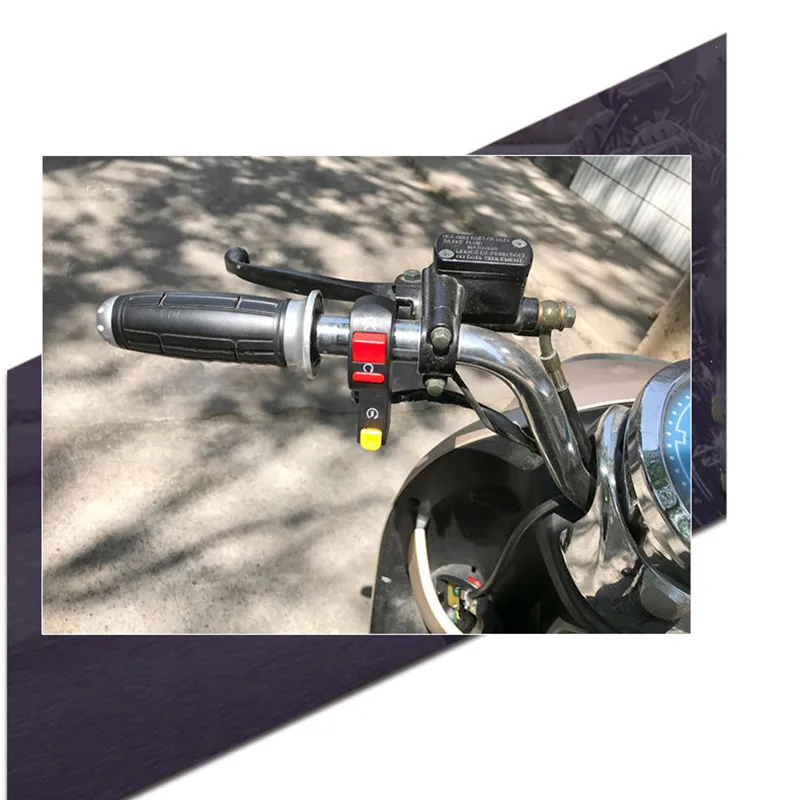 Универсальное соединение переключатель управления на руль мотоцикла запуска