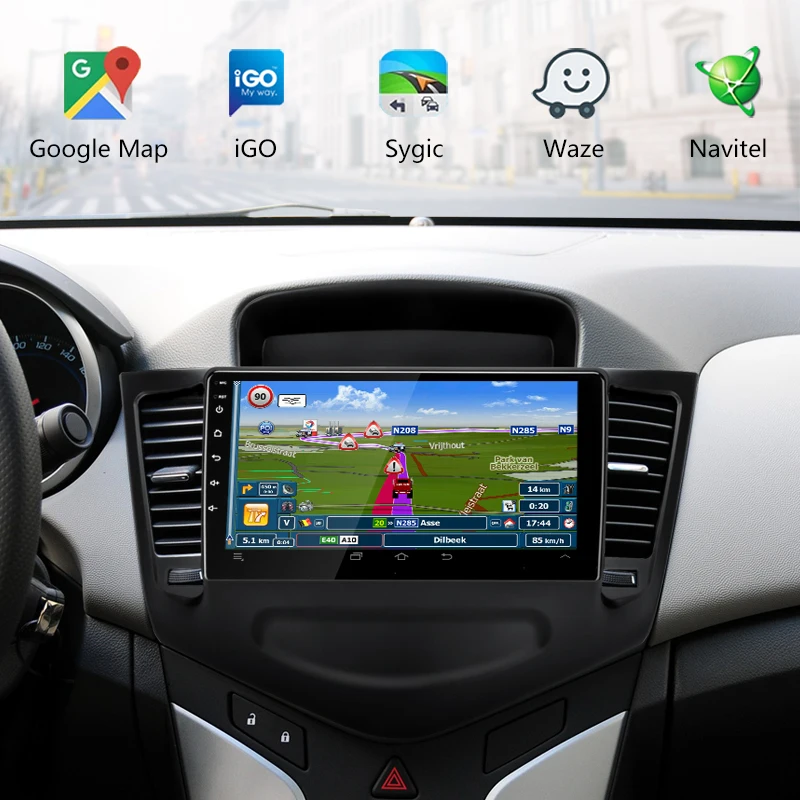 Jansite Android автомобильное радио для Chevrolet Cruze 2009 2010 2011 2012 2013 2014 FM AM сенсорный экран 4G