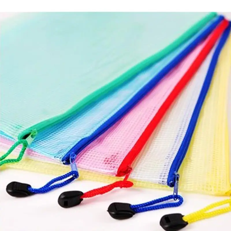 А4 прозрачные пластиковые пакеты на молнии для хранения документов