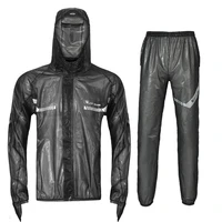 cycling motorcycle raincoat suit waterproof protective reflective strips rain gear lightweight foldable bicycle jacket suits