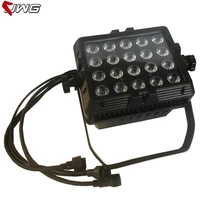free shipping waterproof 20x18w violet 6in1 wide black light building back ground led wall washer lighting outdoor use