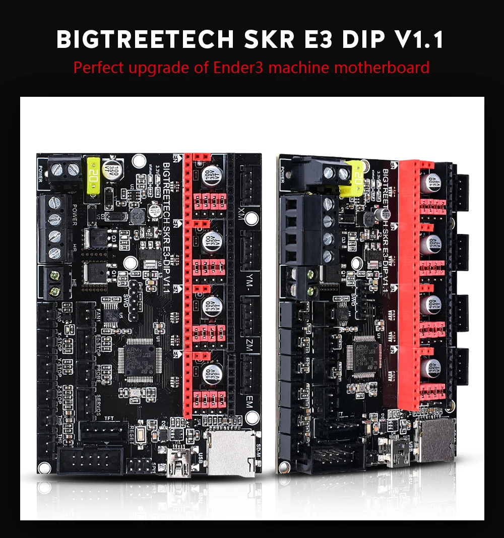 BIGTREETECH SKR мини E3 плата управления с TFT35 сенсорный экран обновления для Ender 3 3d принтер драйвер платы TMC2209 UART SKR wifi