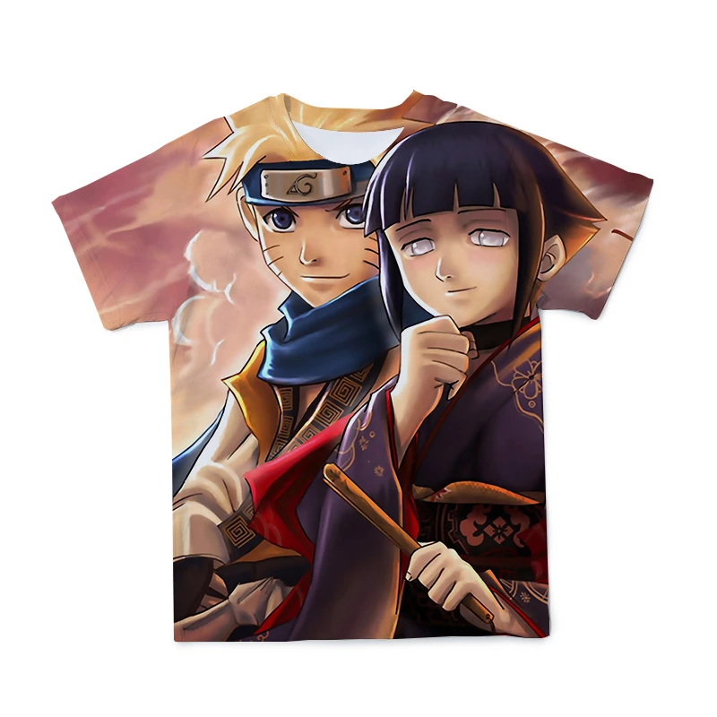 

2021 Summer 3D New Men's Naruto T-shirt Clothing Anime Casual O-Neck Short-Sleeved Clothing Large Size 110-6 XL ( Customizable )