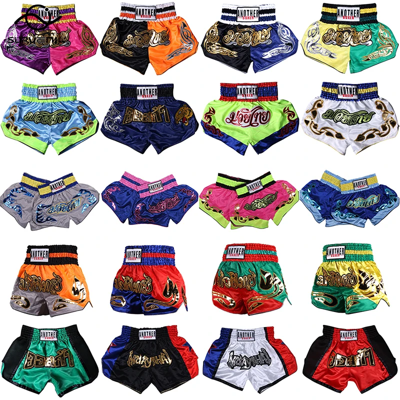 

Kick Boxing Fight Grappling Trunks Kids Women Men Mma Muay Thai Shorts Boys Girls Bjj Sanda Training Combat Uniform Boxer Pants