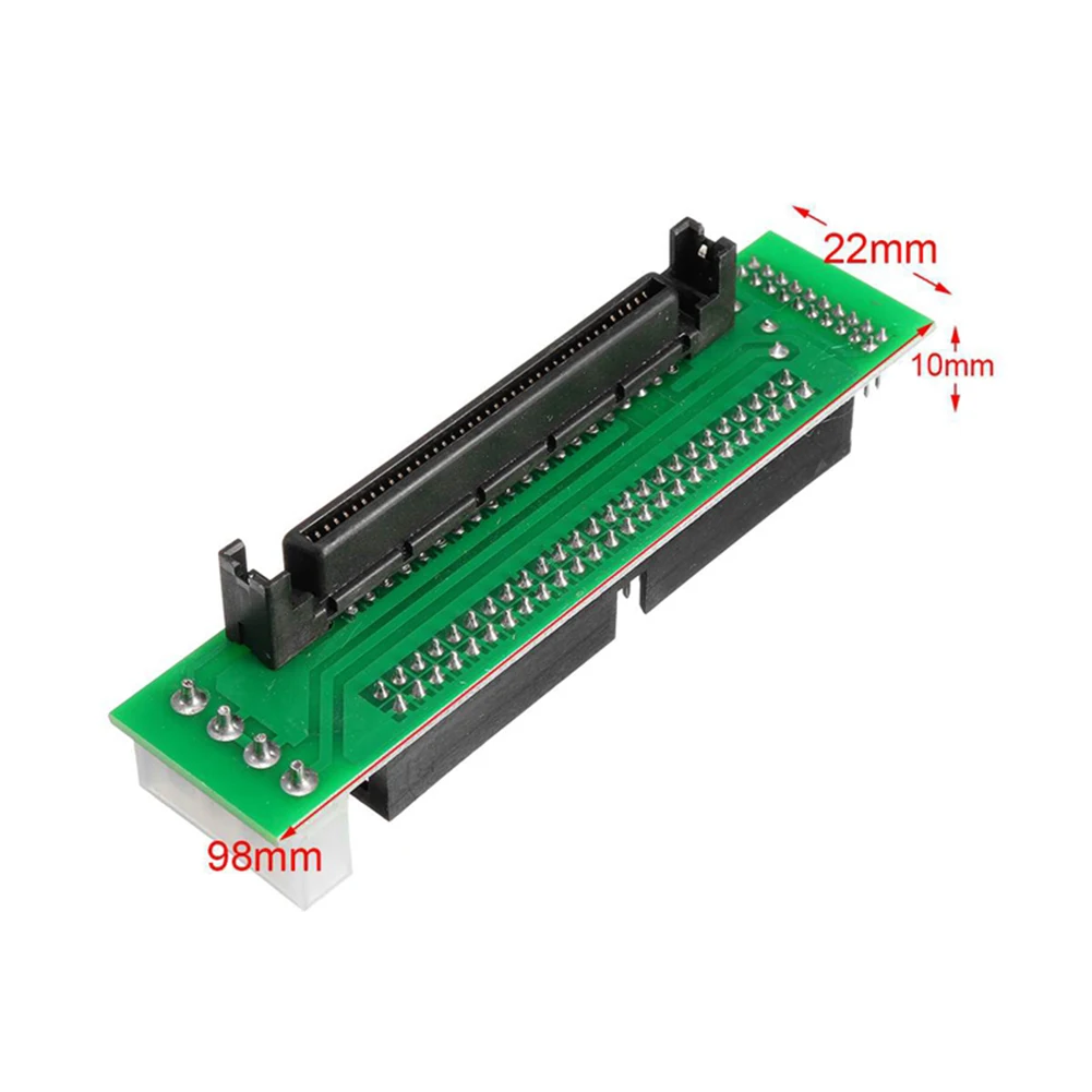 Карта преобразователя SCSI80F IDE50 SCSI SCA от 80 Pin до 50 IDE адаптер для жесткого диска