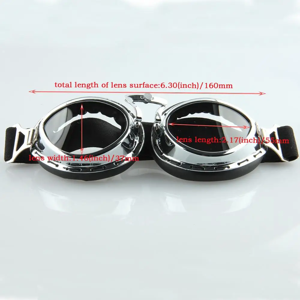 Очки для мотокросса шлем пилота скутер ретро мото улицы езды на велосипеде