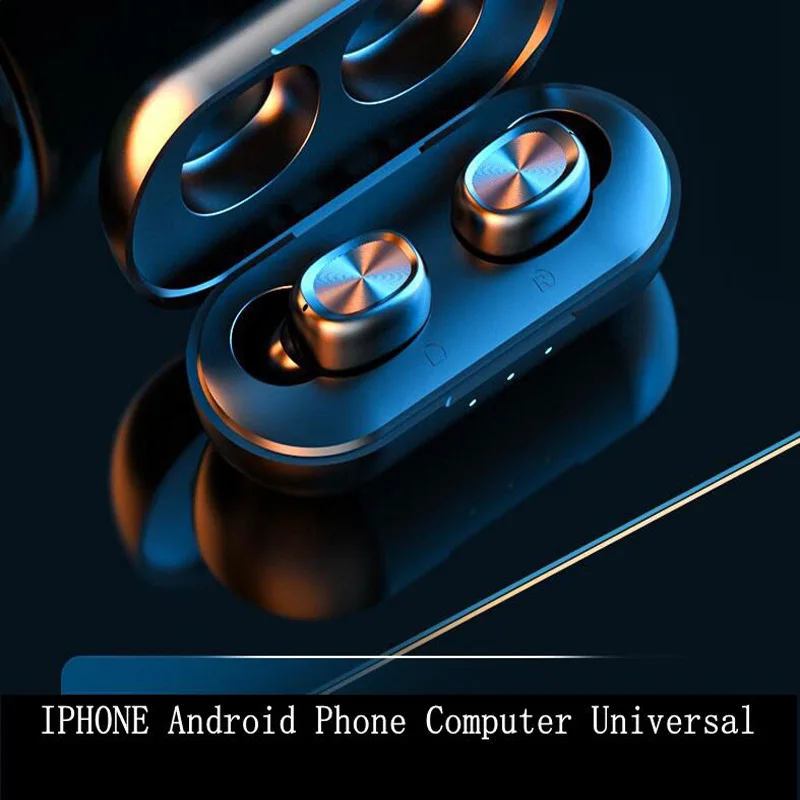 Smart Touch Wireless Binaural Bluetooth Headset 5.0 Sports Second Generation Bluetooth Headset Iphon Android Computer Universal