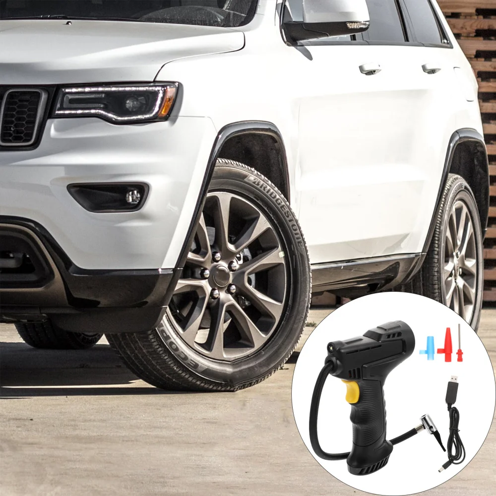 

1 Set Rechargeable Car Air Pump Mini Portable Hand-held Tire Inflatable Pump