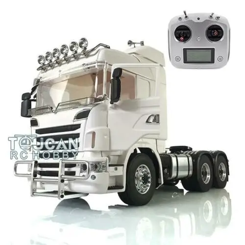 

1/14 Metal LESU 6*6 Chassis Hercules Cab W/ ESC Light Radio Bumper for Scania RC Tractor Truck Remote Control Toys THZH1005-SMT3