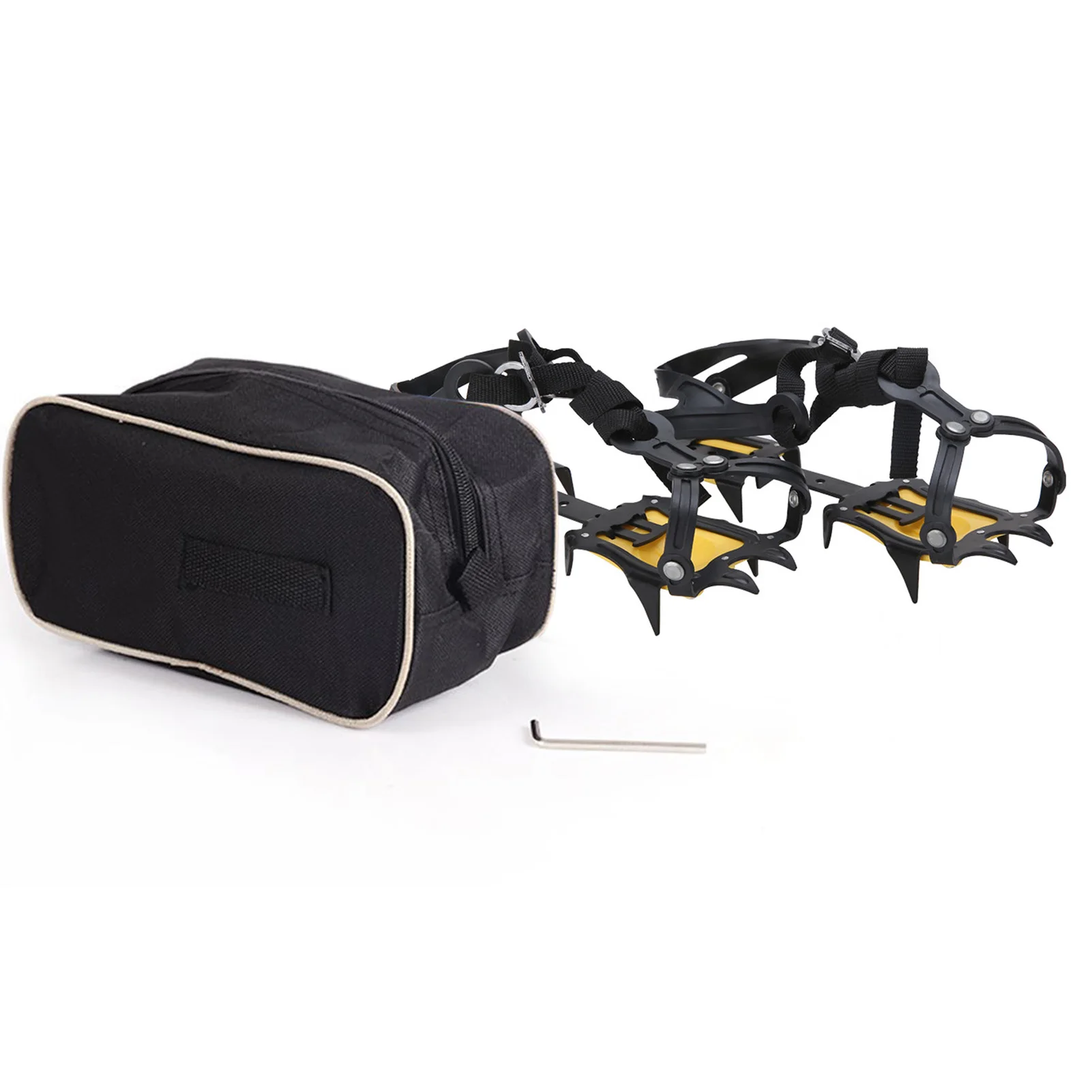 

Hiking 10 Teeth Crampons Shoes Anti-slip Snow Grips Ice Traction Cleats For Boots Shoes Outdoor Walking Climbing Equipment