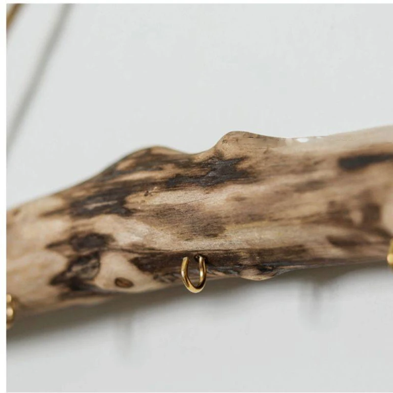 Деревянный настенный крючок driftwwood Ретро нордические украшения настенные