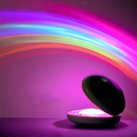 rainbow lamp in bedroom colorful projection atmosphere lamp girl heart selfie online star confection gift lamp