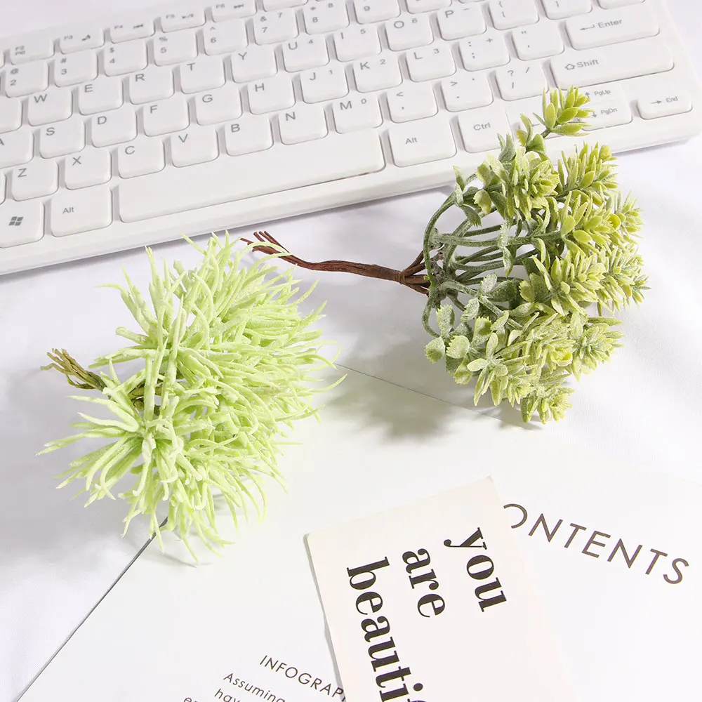 Искусственные растения ручной работы 6 шт./лот искусственная трава свадебные