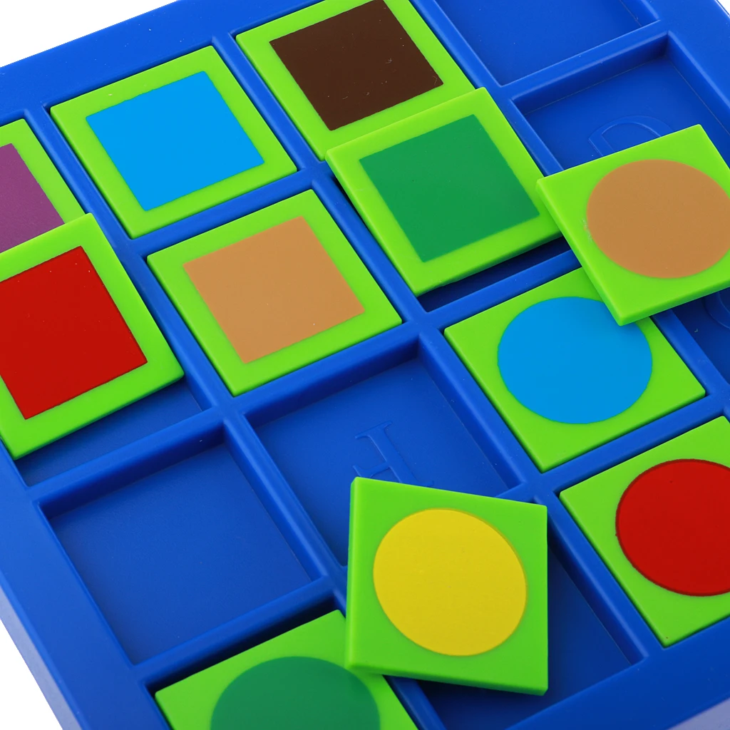 

Logical Board Game Colors Puzzle Game for Children Developing Thinking