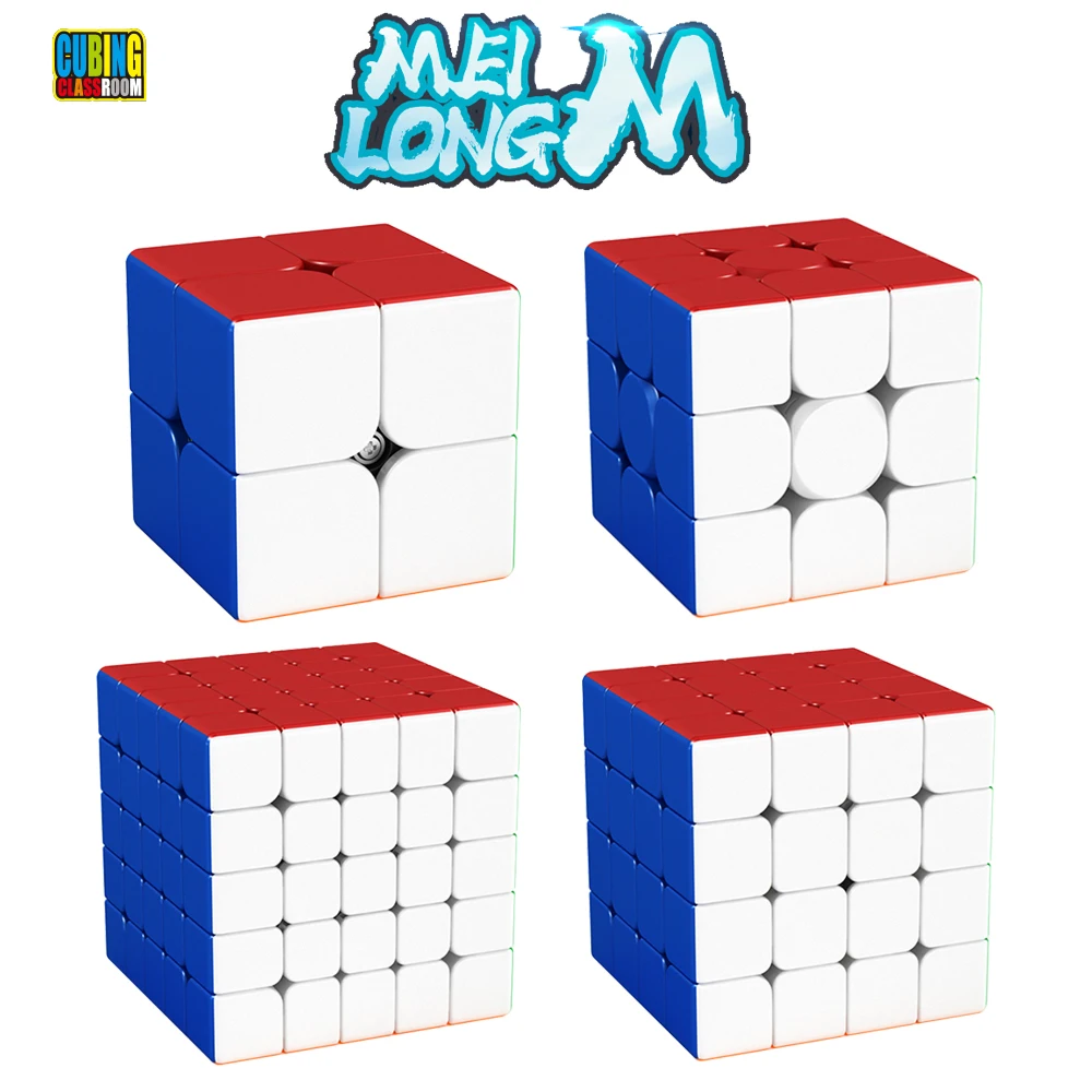Классный Магнитный куб Meilong 3 M 2M 4M 5 2x2 3x3 4x4 5x5 MoYu магический Магнитные Головоломки