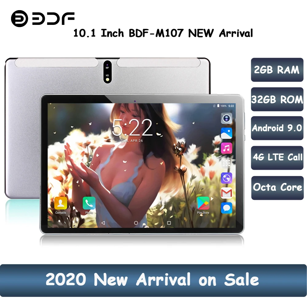 2021 Pro 10 1-дюймовый планшетный ПК Octa Core Android 1 Google Play 4G LTE планшеты WiFi GPS 2.5D 9 0*1280