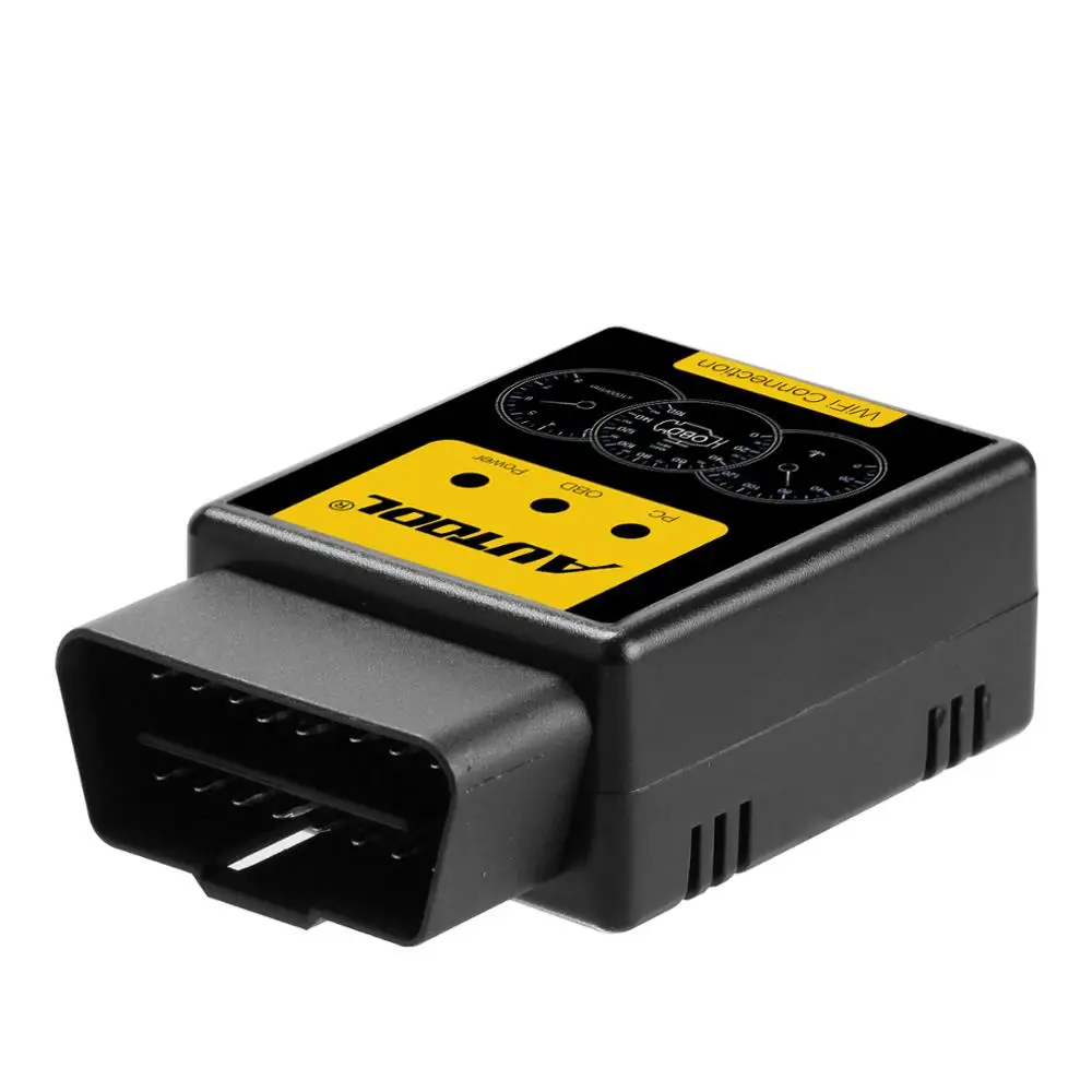 AUTOOL A1 OBD2 сканер V1.5 WIFI / Bluetooth поддерживает все протоколы OBDII Автомобильный