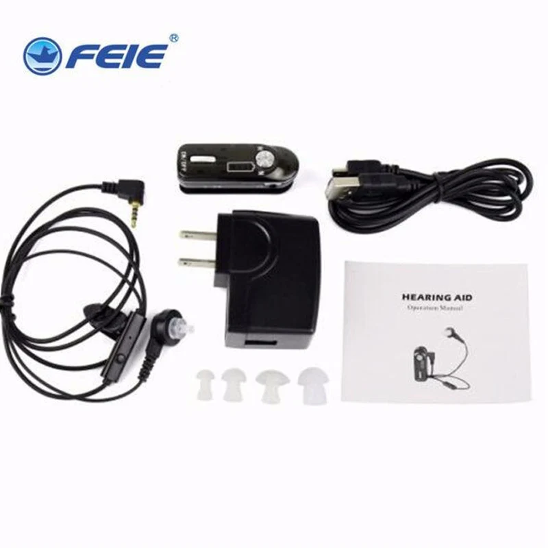 

Micro USB charging Pocket Rechargeable Ear Hearing Aid for the Elderly Deaf Aid Hard of Hearing C-06 Free Shipping