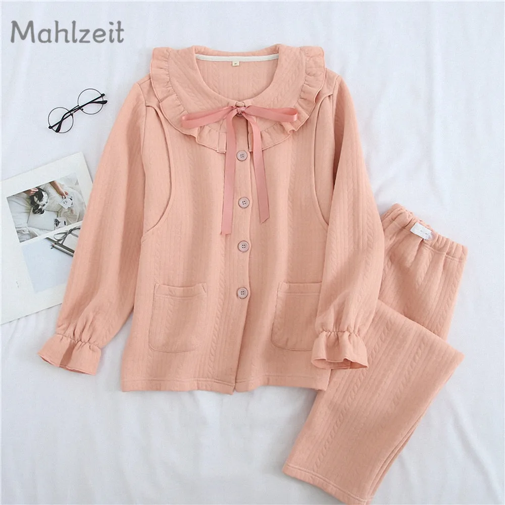 2019 Лето Осень Одежда для беременных кормящих женщин 100% хлопок пижамы Кимоно