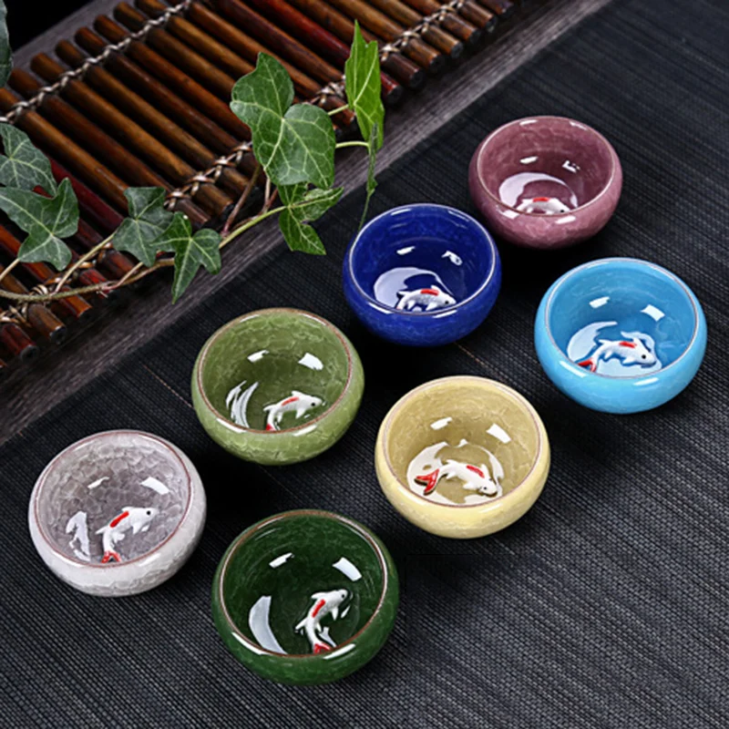 

Celadon Fish Tea Set Ceramic Kettle Ceramic Tea Cup Fish Chinese Kung Fu Tea Chinese People Ceramic Kung Fu Tea Set HR