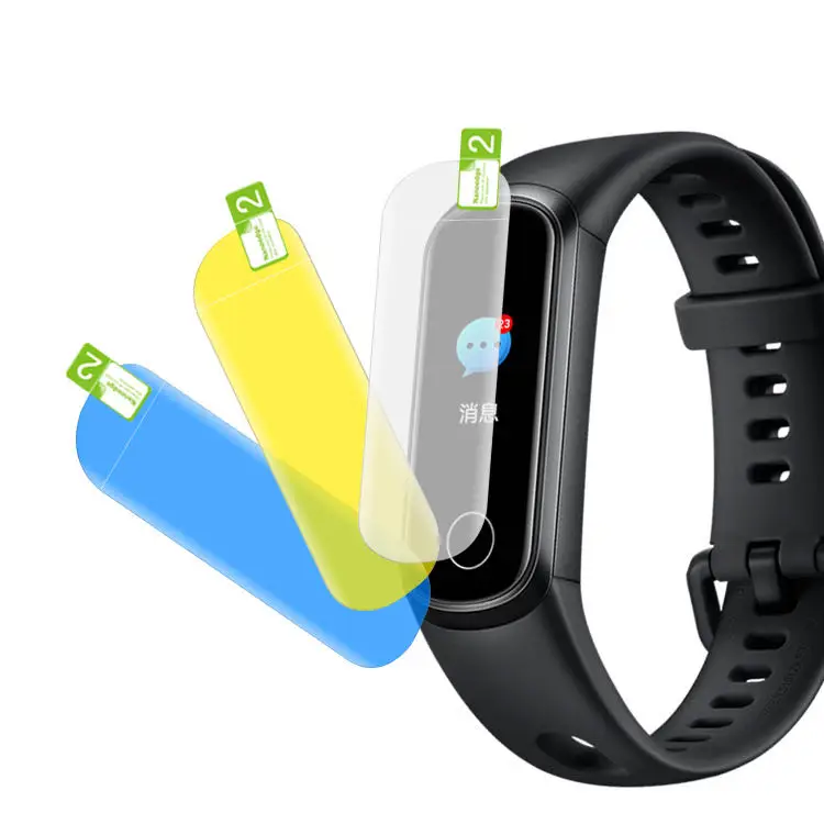 3 шт. прозрачный мягкий силиконовый чехол из ТПУ Smartband Защитная пленка для Huawei Honor