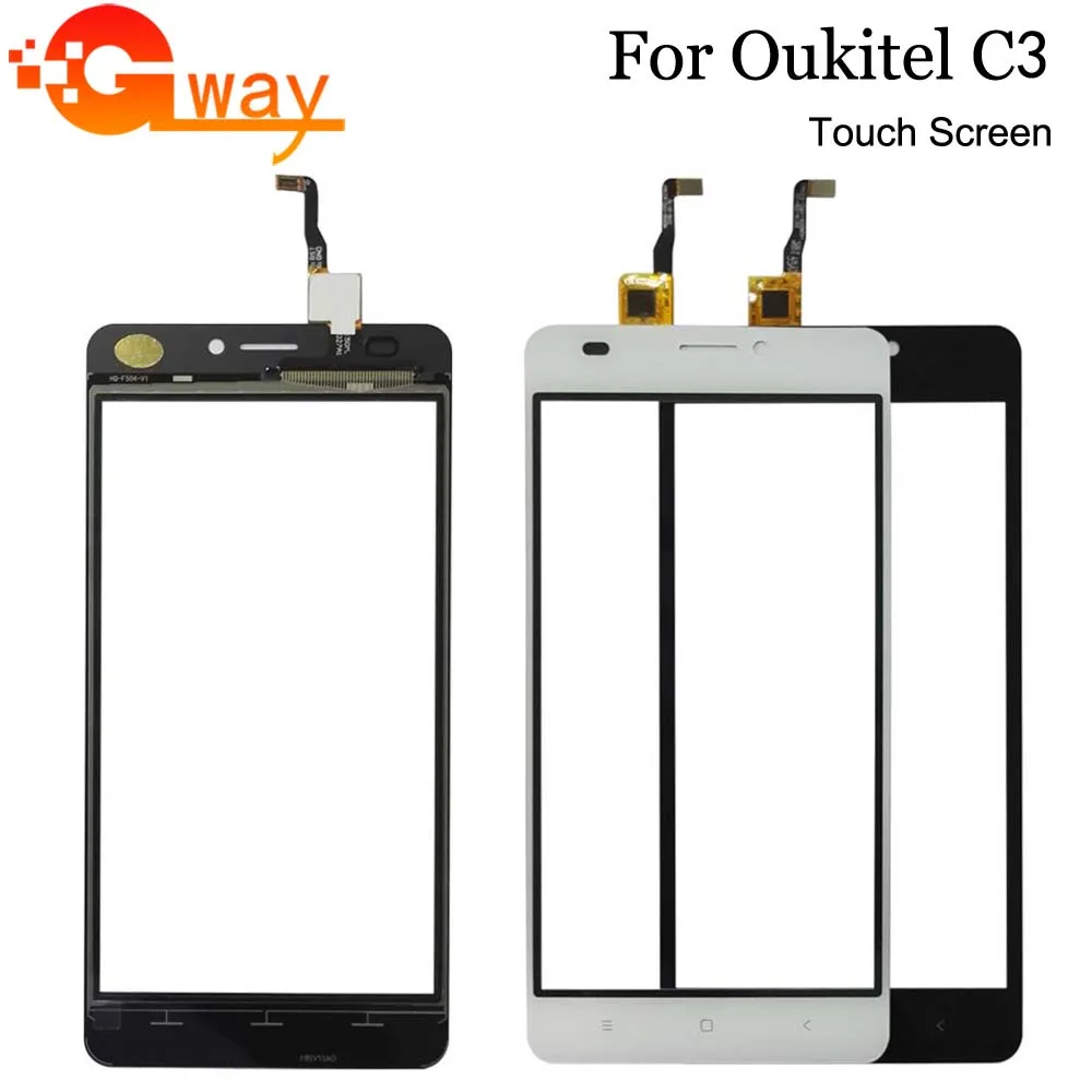 Для Oukitel C3 сенсорный экран дигитайзер стеклянная панель сенсорная Замена для Bravis A503 Touch
