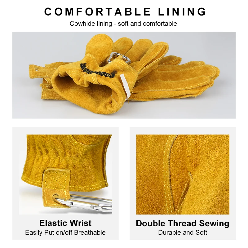 OZERO воловья кожа спортивные мотоциклетные лыжные перчатки защита от ветра