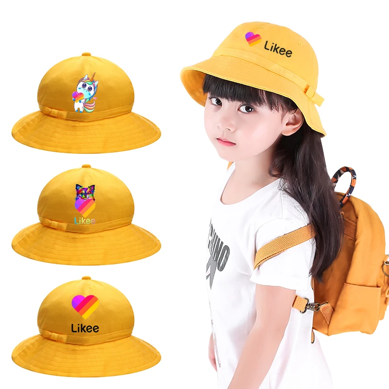 

Likee Hats For Baby Boys And Girls Children's Summer Sunscreen Hat Hats for Girls Likee Fisherman Hat Beach Cap For Children