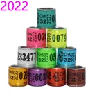 Кольца для ног голубей 50 шт., 2022 разноцветные Качественные прочные кольца для птиц, гоночные кольца для голубей, инструменты для птиц