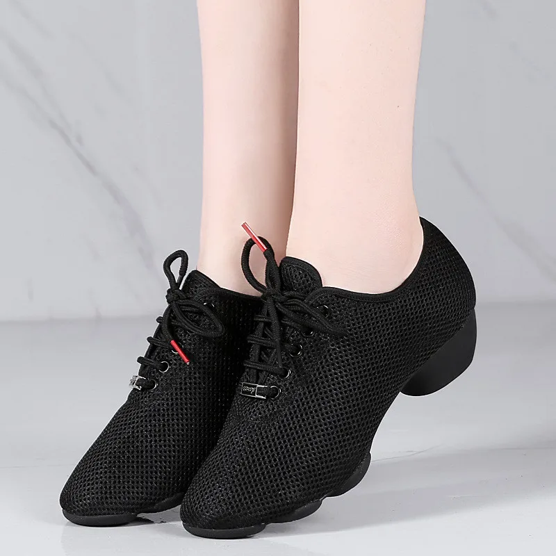 Женская обувь для латинских танцев Танцевальная бальных Танго и сальсы Дышащая