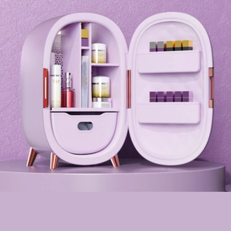 저렴한 10L 홈 메이크업 정리 미니 스킨 케어 냉동고 미용 냉장고 메이크업 냉동 장비