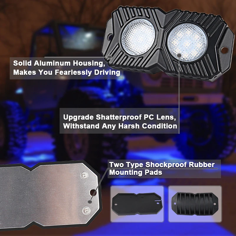Водонепроницаемый 12v светильник под автомобильный для внедорожных мотоциклов 4x4